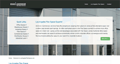 Desktop Screenshot of losangelesflexspace.com