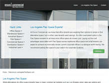 Tablet Screenshot of losangelesflexspace.com